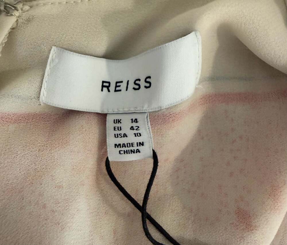 Reiss Leea Printed Scarf Mini Dress Size 10 - Picture 7 of 11